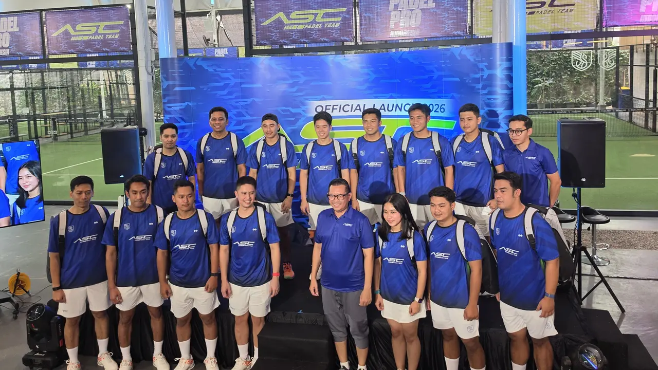 Peluncuran tim padel ASC di Jakarta