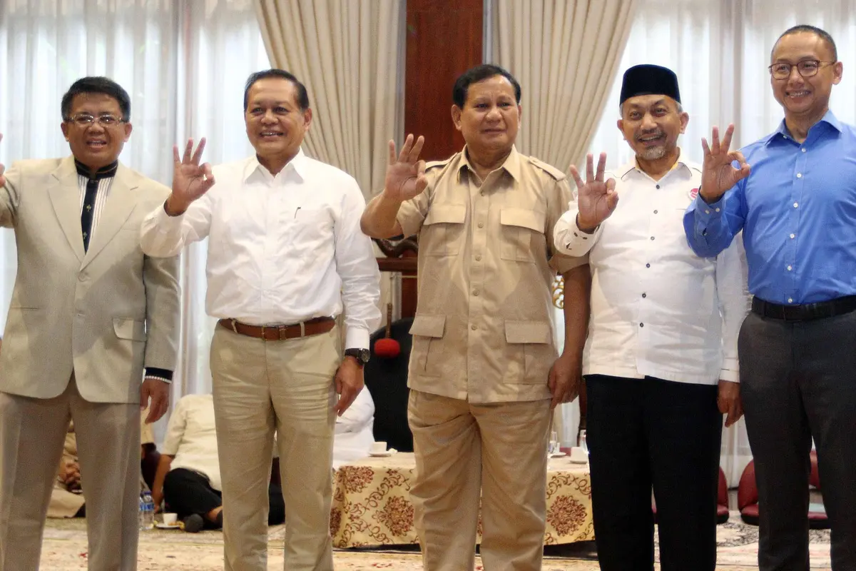 Bahas Pilkada Jabar, Prabowo Kumpulkan Partai Koalisi Asyik