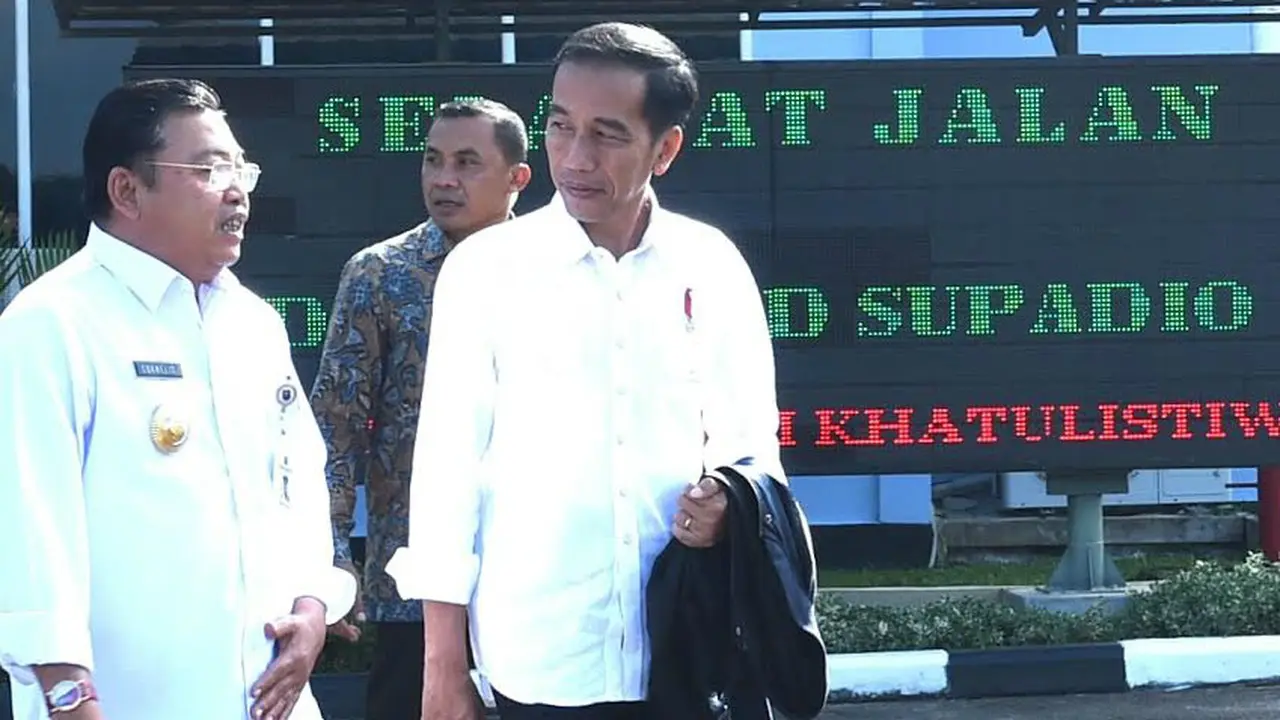 Presiden Jokowi di Kalimantan Barat