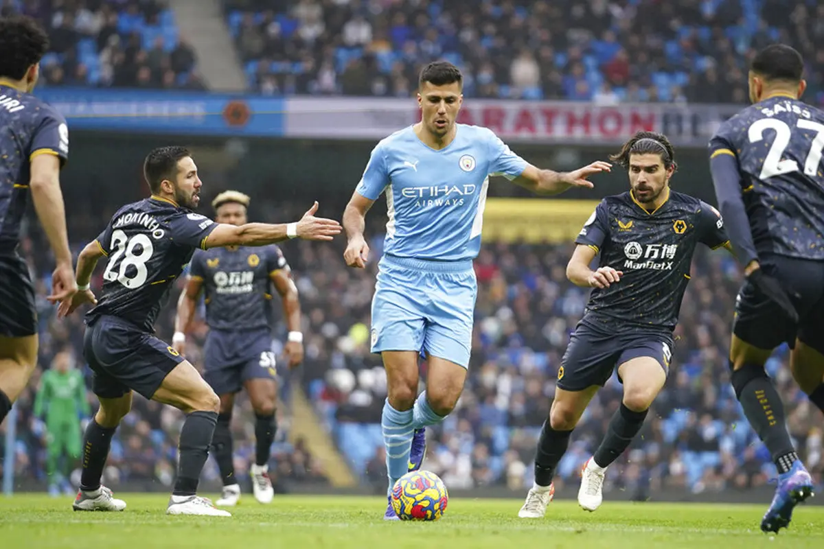 FOTO: Manchester City Mantap Puncaki Klasemen Usai Taklukkan Wolverhampton