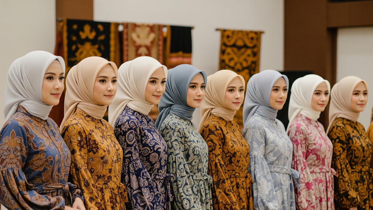 9 Model Gamis Batik Wanita untuk Seragam Arisan, Tampil Kompak dan Anggun