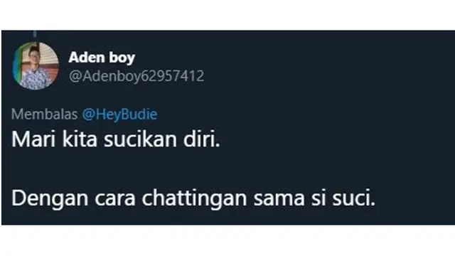 5 Imbauan Mari Sucikan Diri Ala Netizen Ini Bikin Senyum Tipis