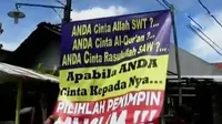 Polisi Telusuri Unsur Hate Speech di Spanduk Provokatif