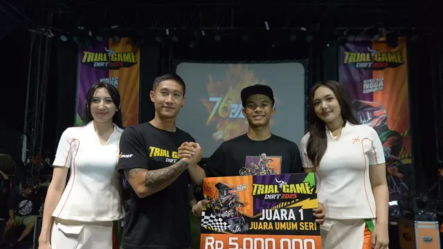 Zidane Kembali Rebut Gelar Juara Trial Game Dirt 2025 Seri 2