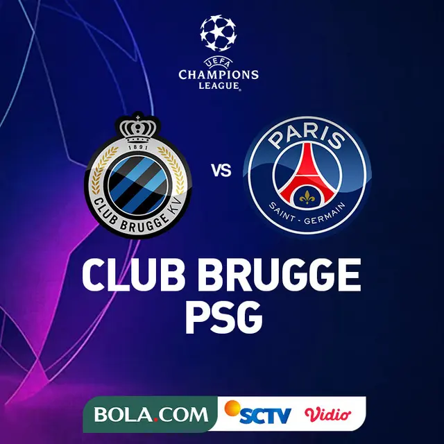 Liga Champions - Club Brugge Vs PSG