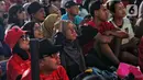 Timnas Jepang mendominasi permainan hampir sepanjang pertandingan. (Liputan6.com/Angga Yuniar)