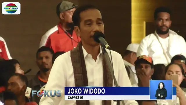 Kampanye di Papua, Jokowi Janji Lanjutkan Pembangunan Jalan yang Belum Terhubung