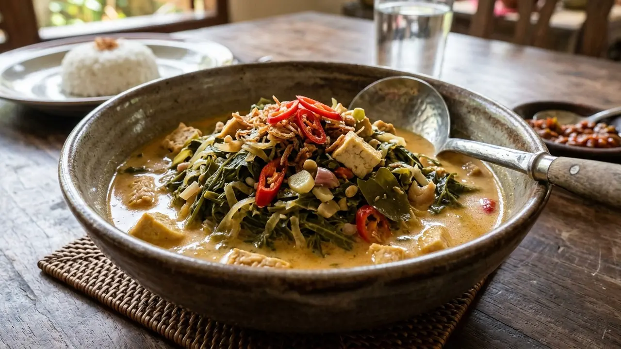 resep sayur lodeh daun pepaya (AI Generated)
