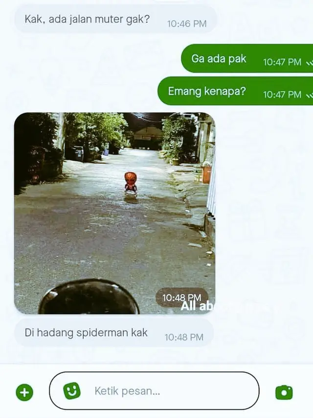 8 Chat Receh Driver Ojol dan Pelanggan Ini Kocak Banget