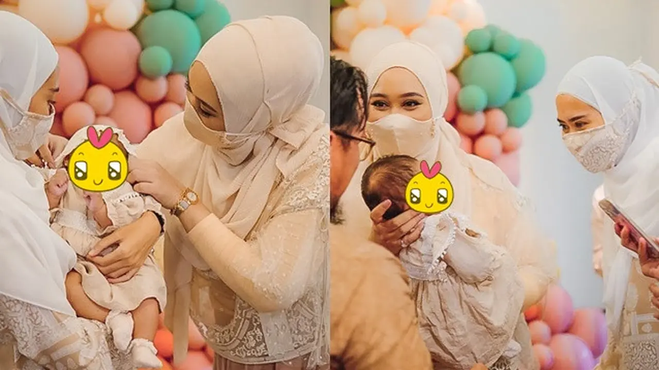 7 Momen Akikah Baby Rumi Anak Dian Pelangi, Berlangsung Khidmat