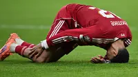 Pemain Liverpool Hugo Ekitike alami cedera dan terancam gagal mentas di Piala Dunia 2026. (Kirill KUDRYAVTSEV / AFP)