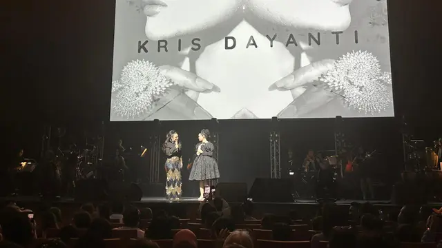 Amora Lemos di konser tunggal Kris Dayanti