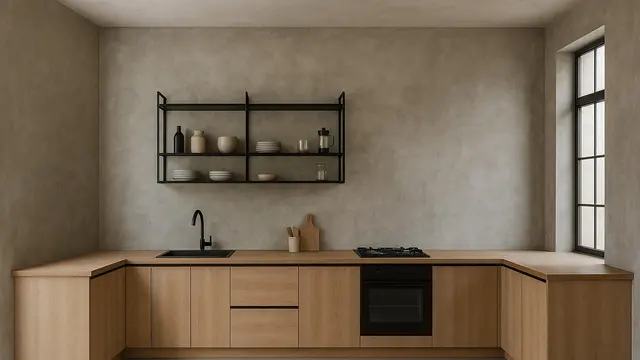 Model Dapur Tanpa Keramik Minimalis