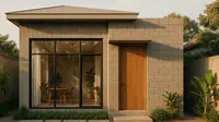 10 Inspirasi Rumah Kecil 6x9 Meter Kombinasi Batako dan Kayu, Referensi Hunian Sederhana dan Estetik 2025