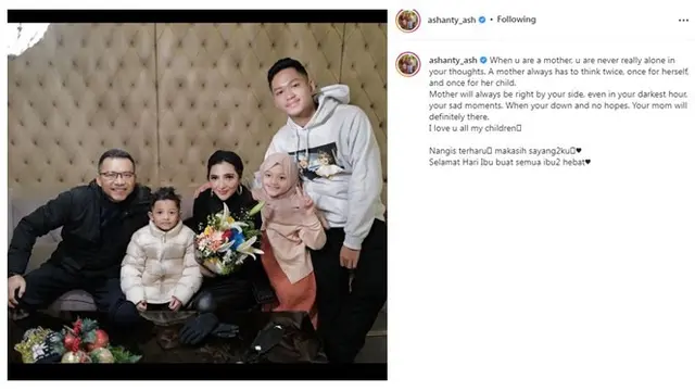 8 Artis Ini Rayakan Hari Ibu, Ungkapkan Perasaan Haru Sekaligus Menyentuh