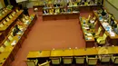 Suasana rapat dengar pendapat dengan Komisi III di Gedung Nusantara II, Jakarta, Senin (16/02/2015). RDP terkait pernyataan Plt Sekjen PDIP Hasto Kristiyanto yang menyebut ada pertemuan dengan Abraham Samad. (Liputan6.com/Andrian M Tunay)