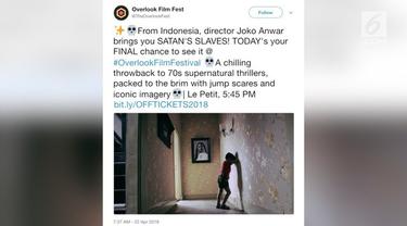 "Pengabdi Setan" meraih penghargaan tertinggi film horor internasional 2018  di Amerika Serikat