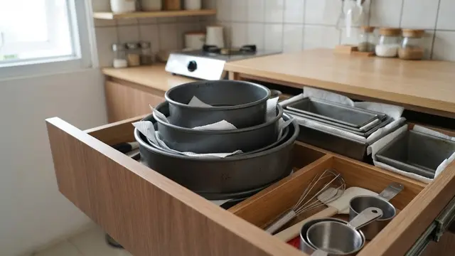 Menyimpan Peralatan Panggang di Dapur