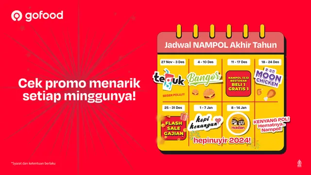 Jadwal Promo Nampol GoFOOD