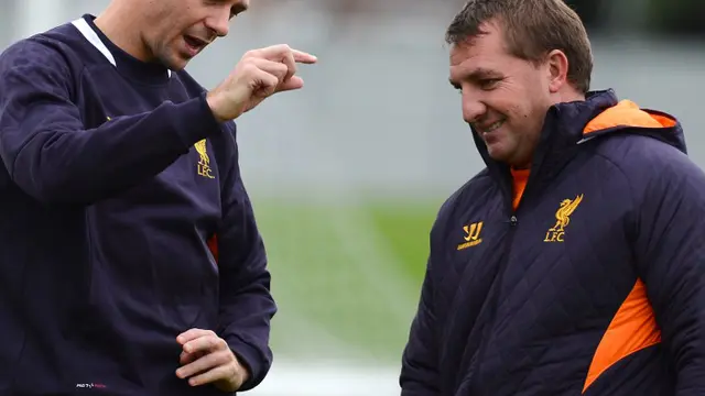 Brebdab Rodgers dan Steven Gerrard
