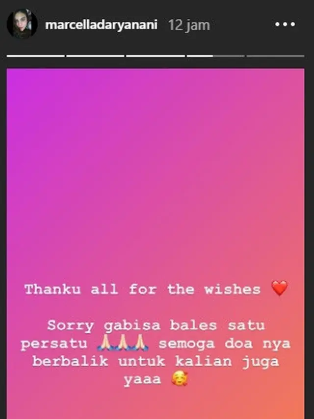 5 Momen Marcella Daryanani 'Anak Langit' Dilamar di Ulang Tahun Ke-22