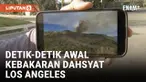 Seorang warga Palisades Highlands menyaksikan awal mula kebakaran dahsyat yang melanda ribuan rumah di Pacific Palisades pada 7 Januari. Don Griffin melihat asap kecil di lembah dekat rumahnya yang kemudian berubah jadi kobaran api akibat angin kenca...