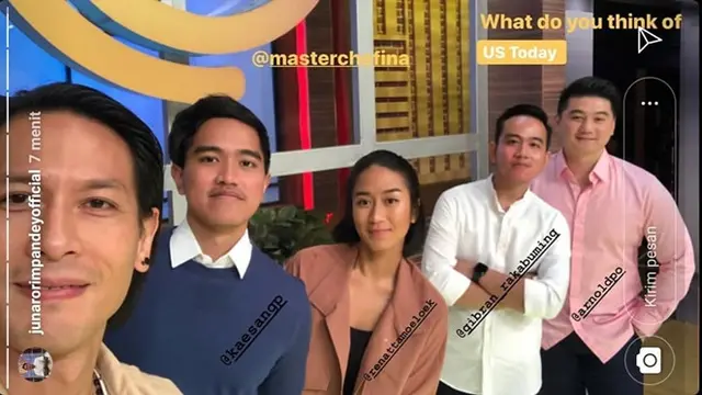 5 Potret Gibran Rakabuming dan Kaesang Pangarep Jadi Juri Master Chef