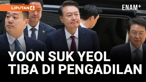 VIDEO: Eks Presiden Korsel Yoon Suk Yeol Tiba di Pengadilan untuk Jalani Sidang