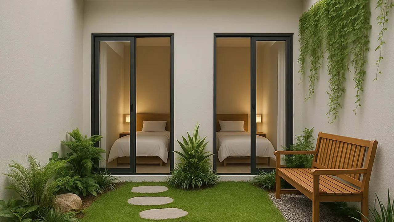 Model Rumah 2 Kamar Tidur di Lahan Mini (Foto: ChatGPT)
