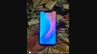 Tampilan depan smartphone yang diduga kuat adalah Xiaomi Mi 7 (sumber: gizmochina)