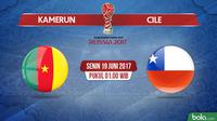 Confederations Cup 2017_Kamerun vs Cile (Bola.com/Adreanus Titus)