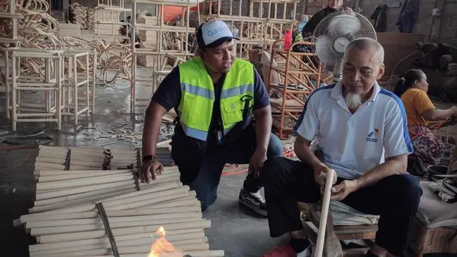 PT Gagas Energi Indonesia (Gagas) sebagai afiliasi Sub Holding Gas Pertamina melalui produk Gaslink membantu daya saing produk kerajinan rotan khas Indonesia untuk dapat lebih kompetitif dikancah global.