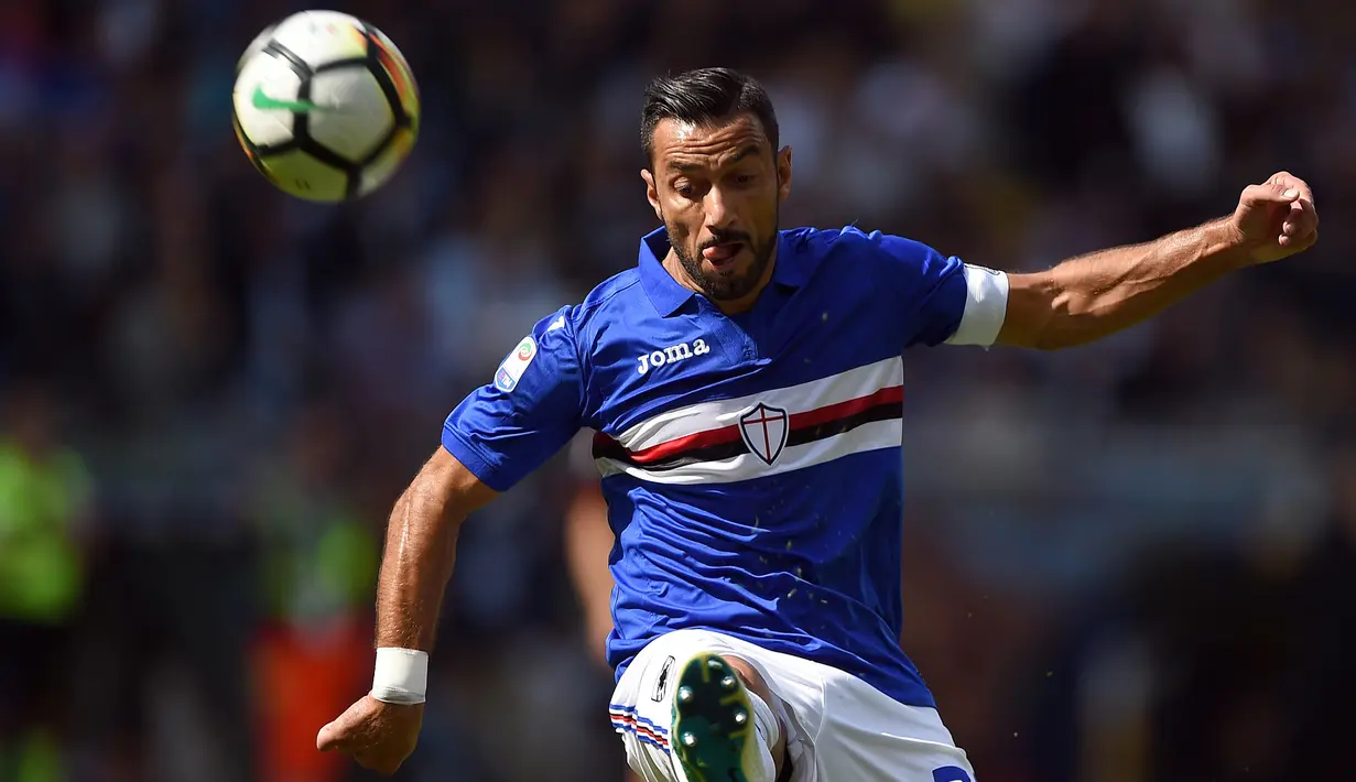 4. Fabio Quagliarella. (AFP/Filippo Monteforte)