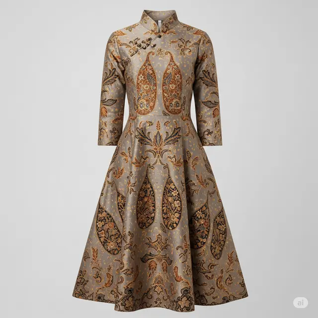 Model baju batik dress
