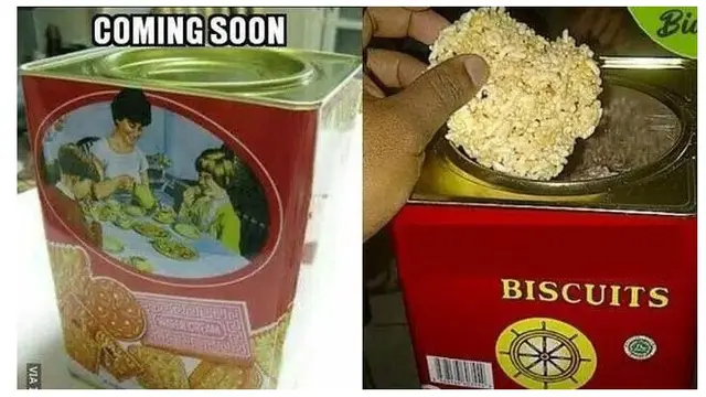 8 Potret Isi Kaleng Kue saat Lebaran Ini Tak Sesuai Ekspekatasi