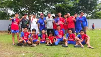 Magnet Dua Legenda Persik Bagi Pesepakbola Usia Dini di Kediri
