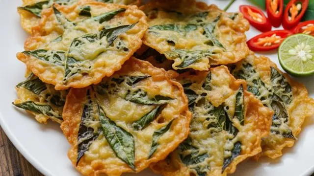 Peyek Daun Singkong