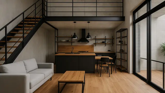 Model Rumah Minimalis Industrial (Foto: ChatGPT)