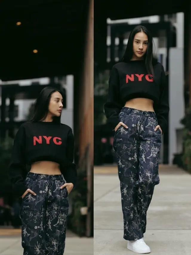 Gaya Anya Geraldine di Amerika Serikat, credit: @anyageraldine