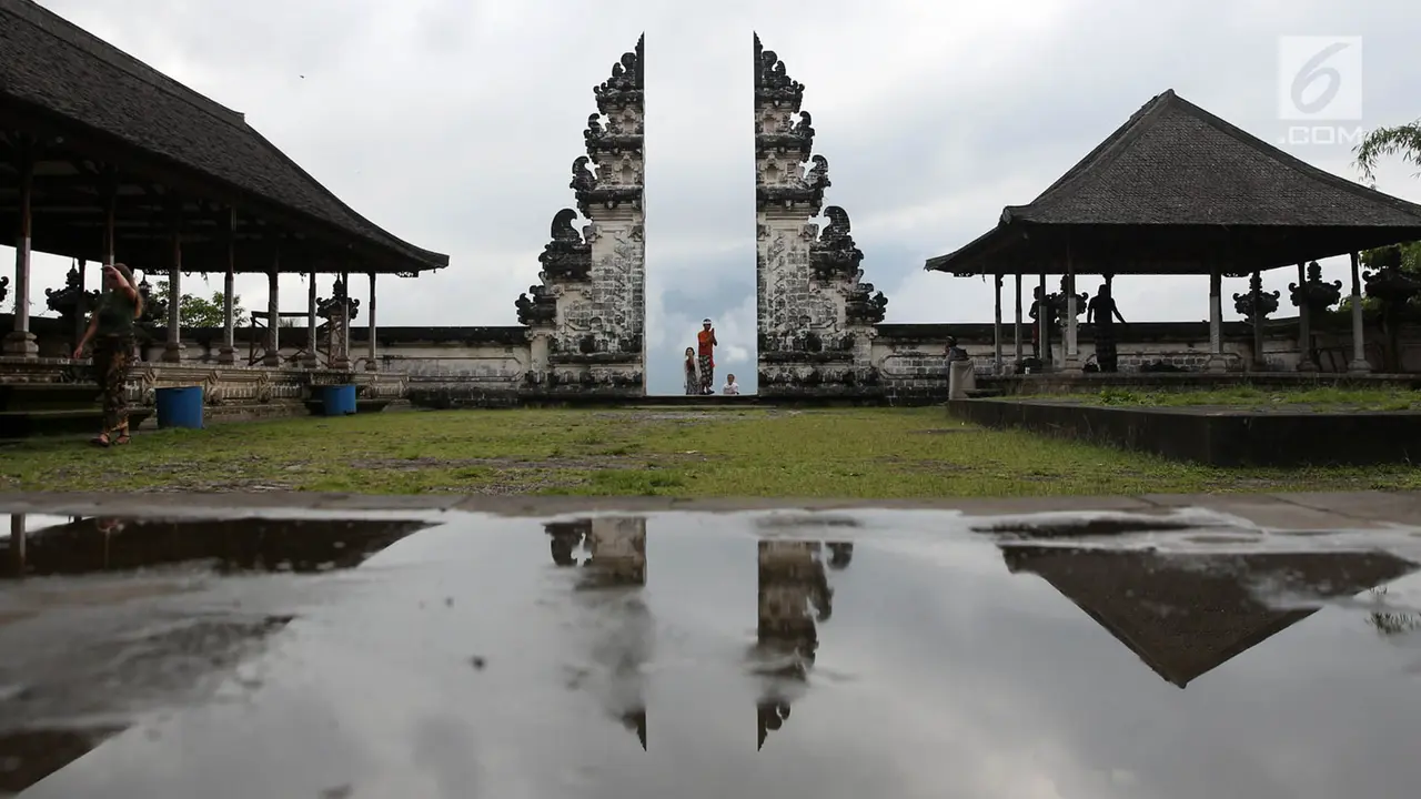 Dampak Gunung Agung, Pura Lempuyang Sepi Pengunjung