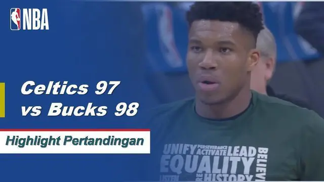 Cuplikan Pertandingan NBA  : Bucks 98 vs Celtics 97