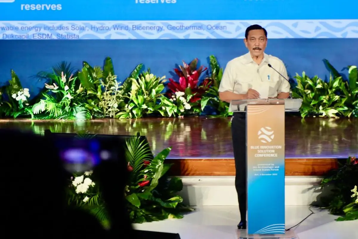 Menteri Koordinator Bidang Kemaritiman dan Investasi (Menko Marves) Luhut Binsar Pandjaitan