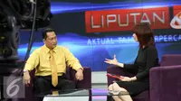 Komjen Pol Budi Waseso saat berkunjung ke Redaksi Liputan 6 SCTV, Jakarta, Kamis (3/9/2015). (Liputan6.com/Herman Zakharia)