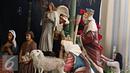 Diorama kelahiran Yesus Kristus terlihat di Gereja Katedral, Jakarta, Rabu (23/12). Jelang perayaan Natal, Gereja Katedral mulai berhias dengan berbagai ornamen, salah satunya diorama kelahiran Yesus Kristus. (Liputan6.com/Immanuel Antonius)