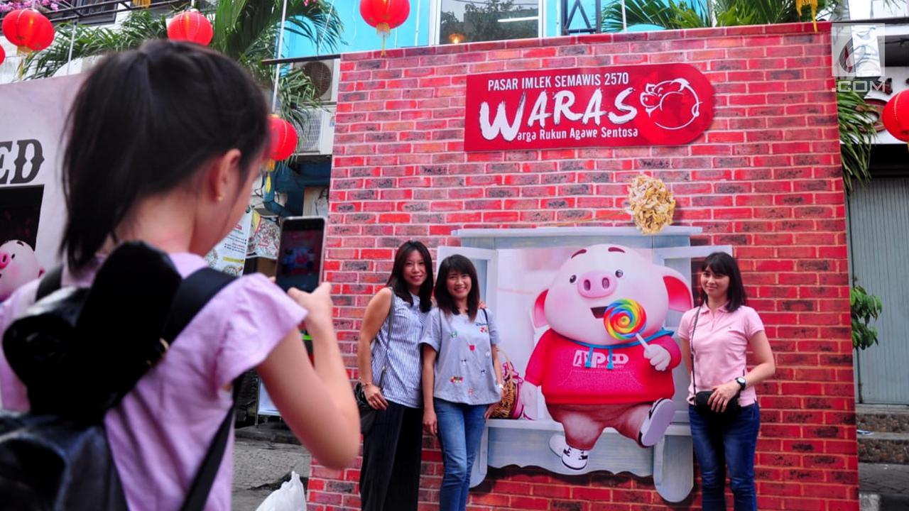 Kemeriahan Pasar Imlek Semawis 2570 di Pecinan Semarang