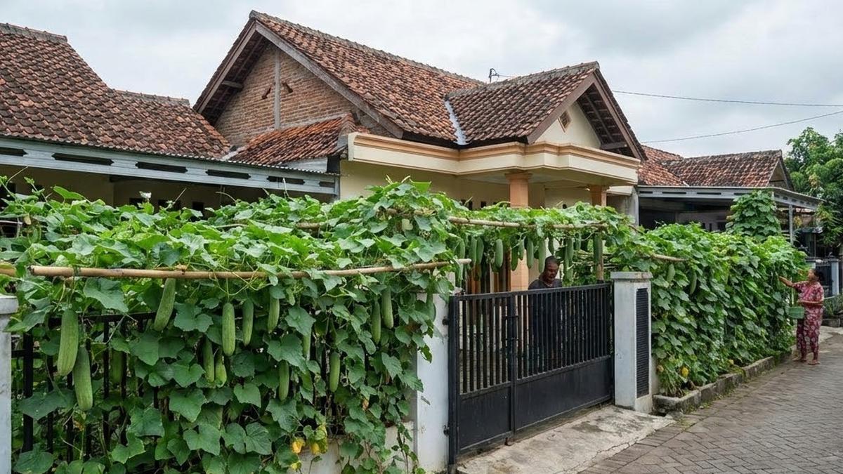 14 Tanaman Sayur Merambat yang Bisa Ditanam di Pagar, Mudah Dirawat dan Cepat Panen