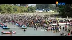 5 ribu warga Kabupaten Banjarnegara berlomba menangkap ikan yang di sebar di sungai serayu dalam tradisi parak iwak.