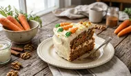 Resep Cream Cheese Carrot Cake. Foto: AI Generated