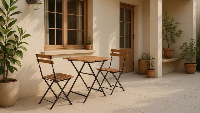 Model Teras Samping Bergaya Mezze