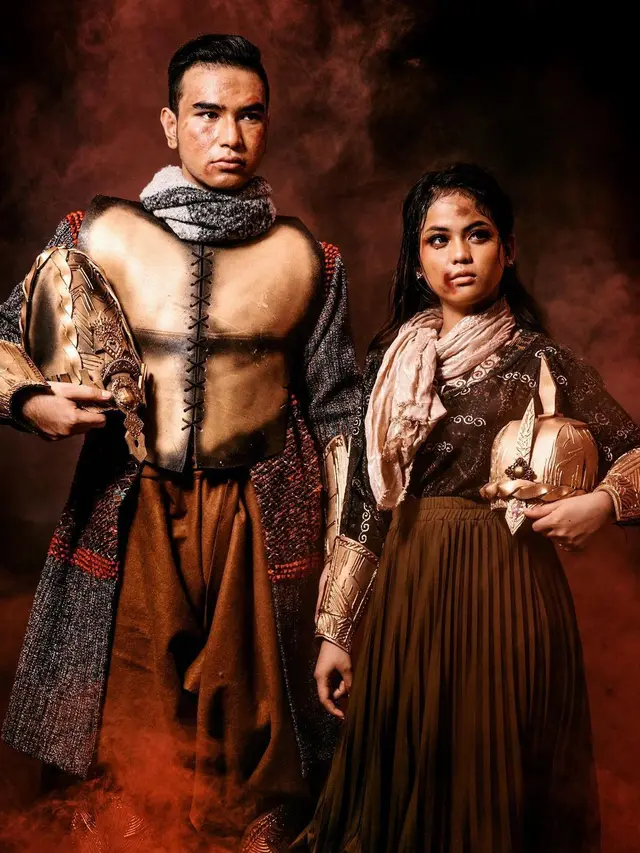 Gaya Pemotretan Hari LIDA dan Putri D'Academy 4 bertema Bajirao Mastani. (Sumber: Instagram/aldosinarta)